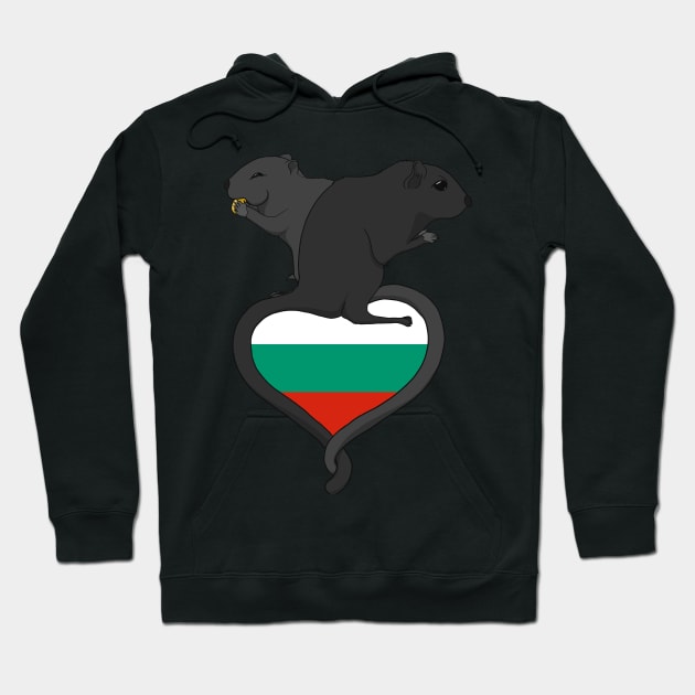 Gerbil Bulgaria (dark) Hoodie by RampArt